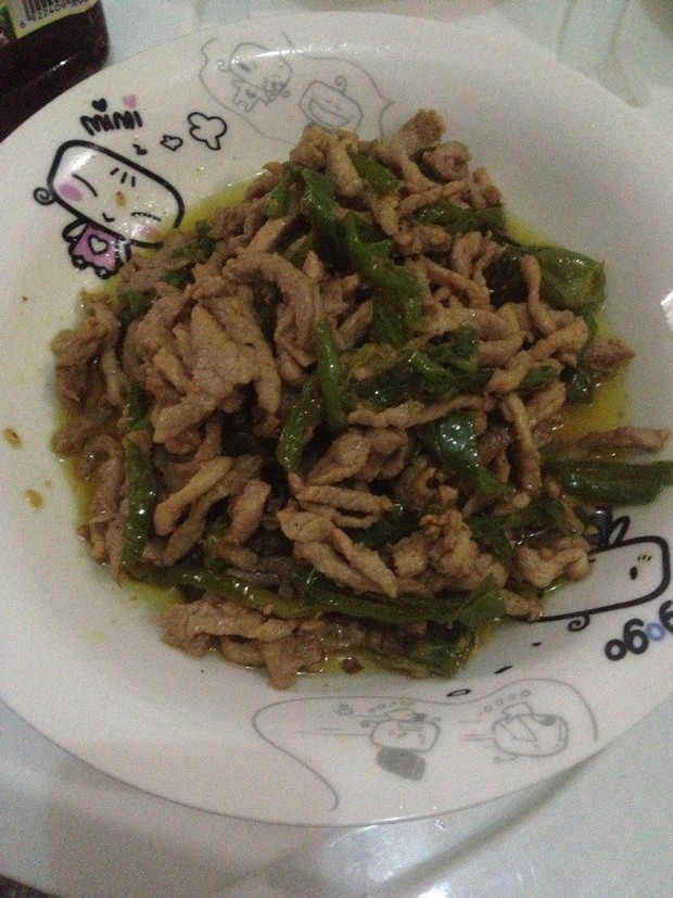 青椒肉丝的做法