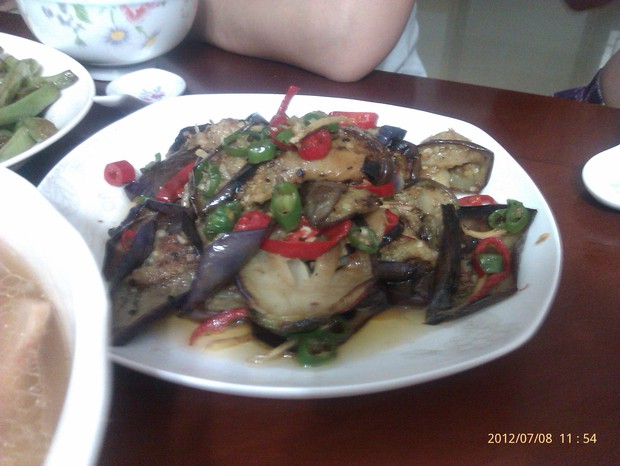 煎茄饼的做法