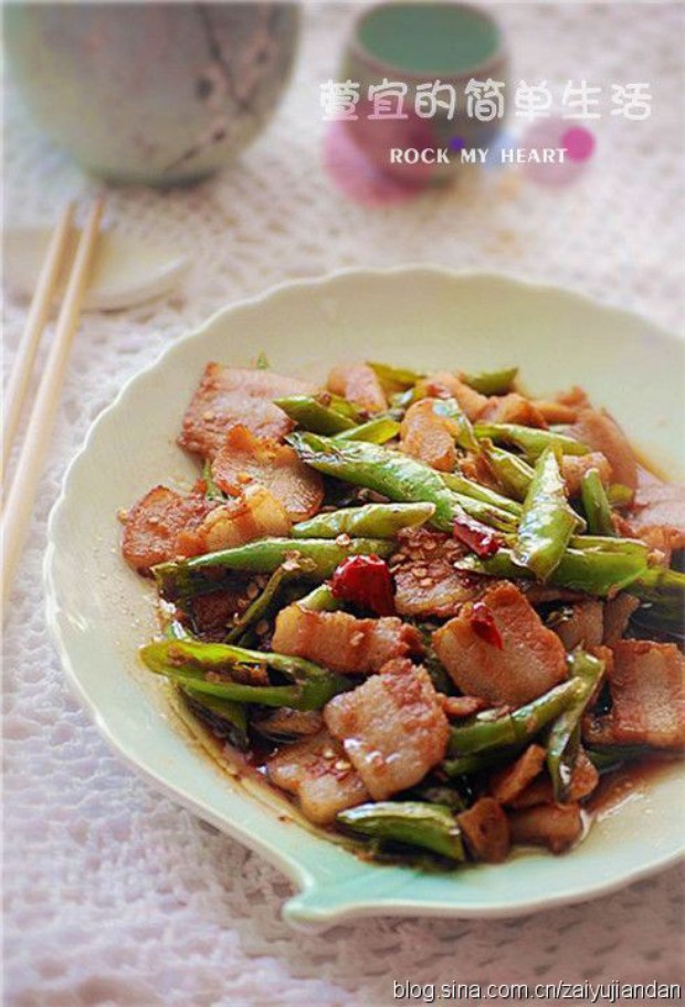 农家小炒肉的做法