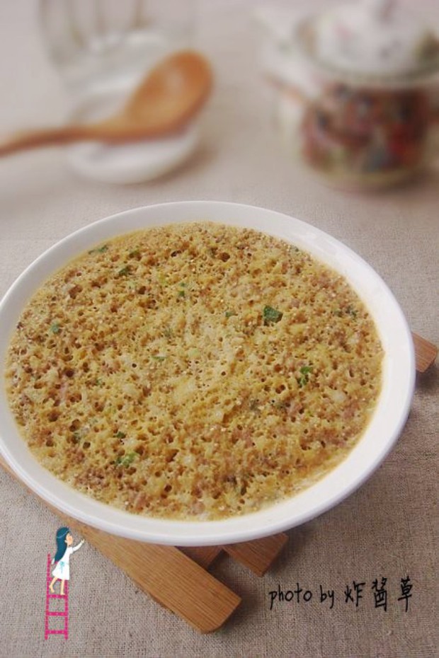 藜麦山药蒸肉饼的做法