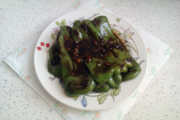 虎皮青椒的做法