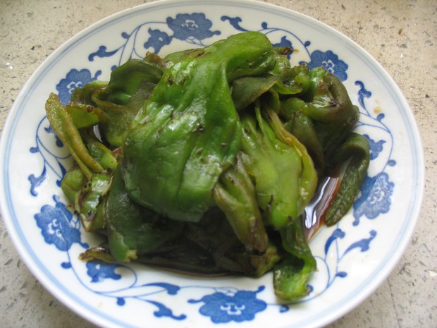 无油版虎皮尖椒的做法