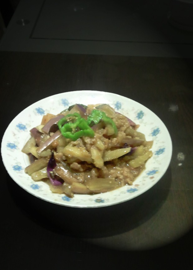 肉末烧茄子的做法