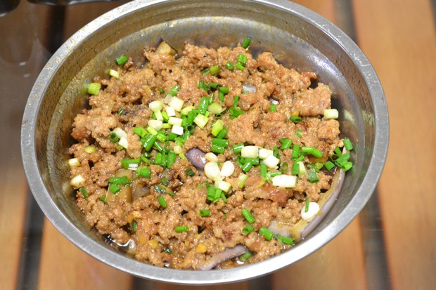 肉末茄子煲的做法