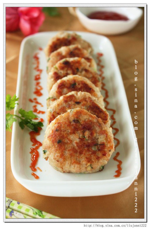 香煎糯米藕饼的做法