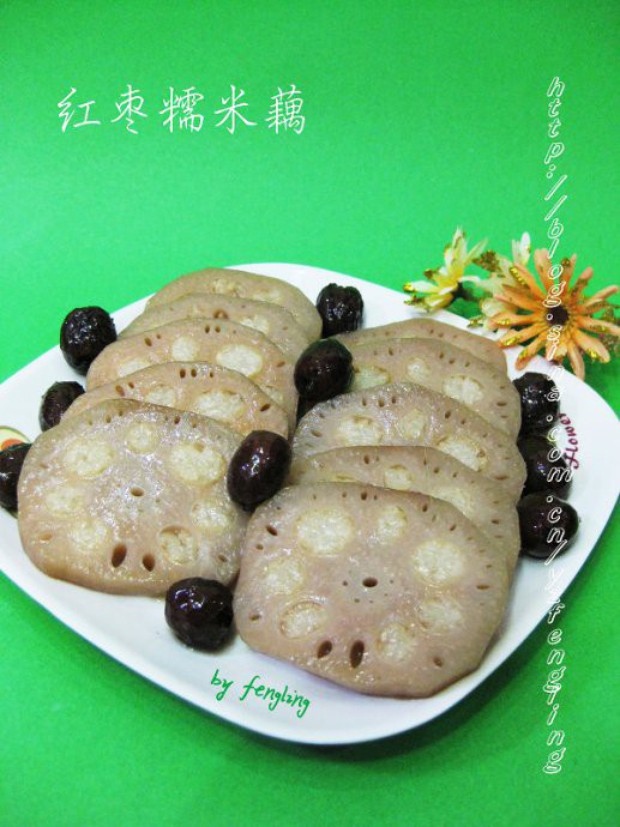 红枣糯米藕的做法