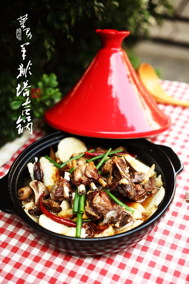 淮山羊排塔吉锅的做法