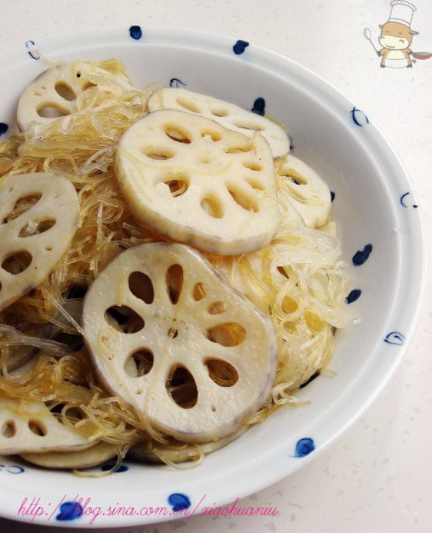 莲藕粉丝的做法
