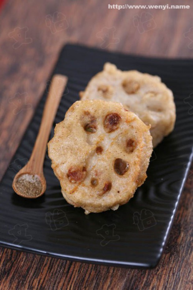 炸藕盒的做法