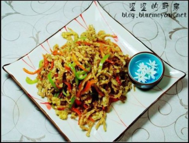 沙茶金针菇的做法