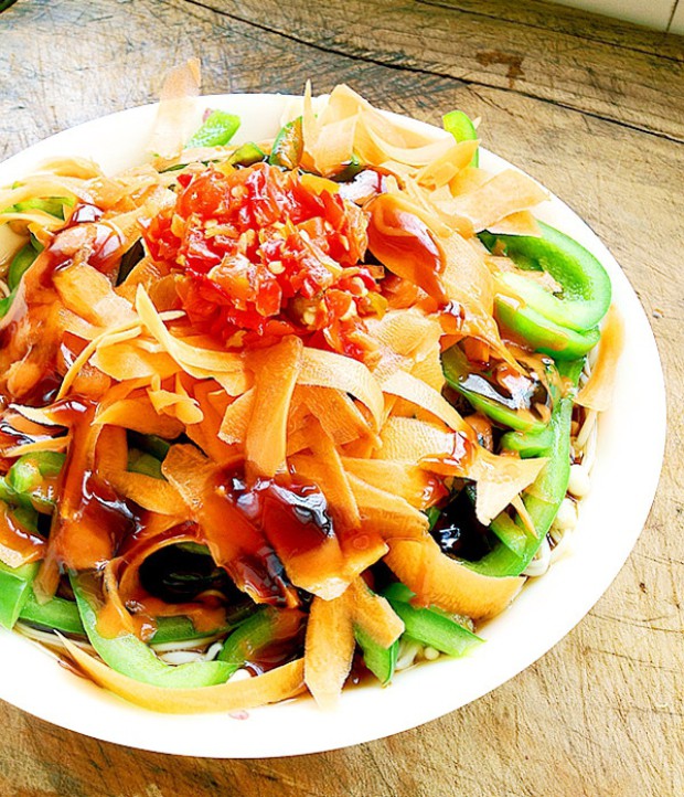 三丝金针菇的做法