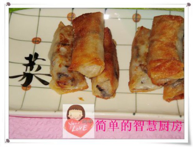 炸春卷的做法