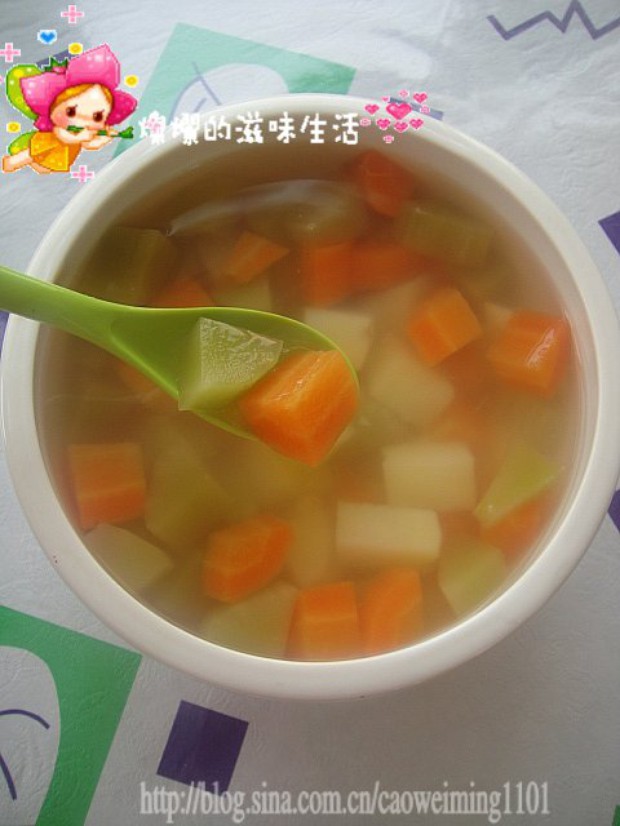 土豆玉米鲜汤的做法