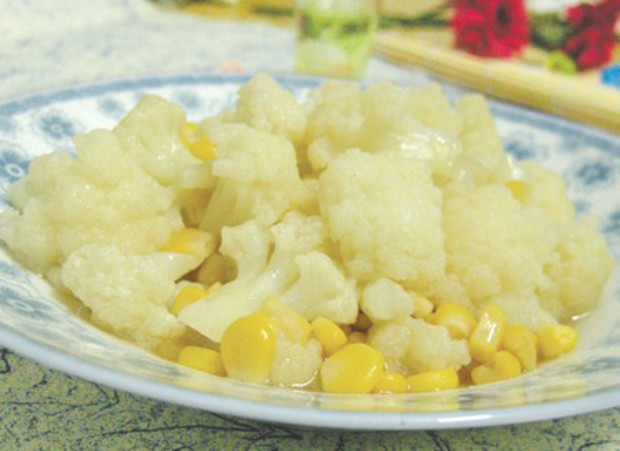 花菜甜玉米的做法