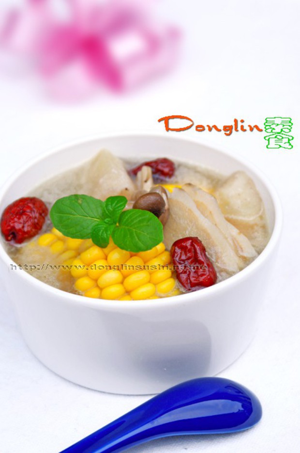 山药玉米煲牛蒡的做法