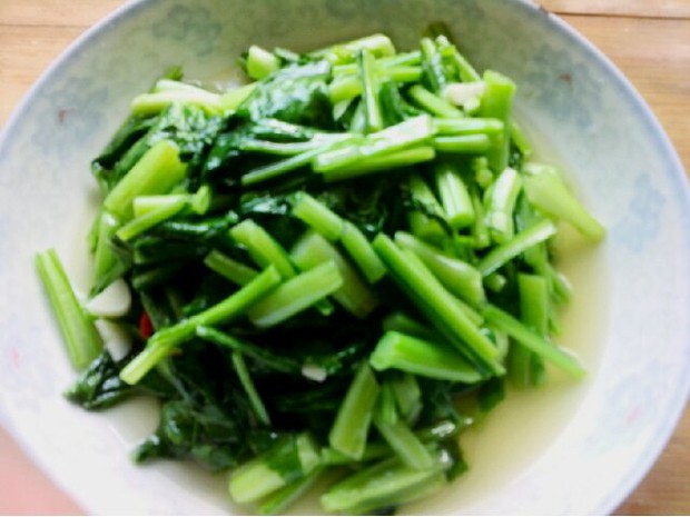 清炒小白菜的做法