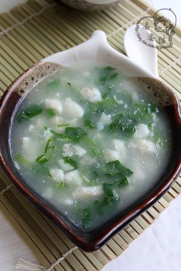 鱼糜青菜钵的做法