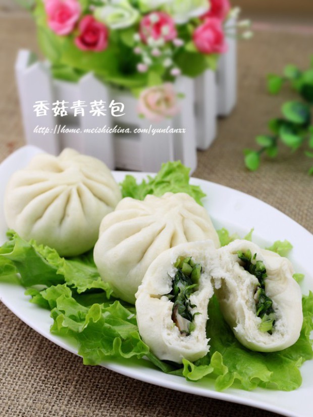 香菇青菜包的做法