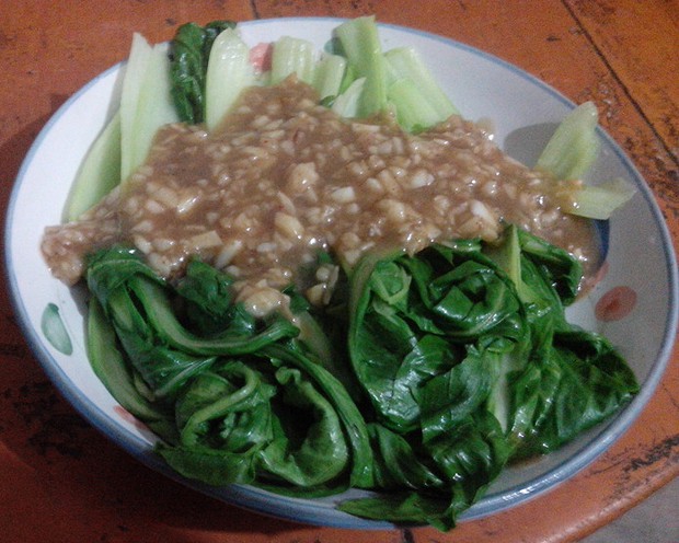 蒜泥青菜的做法