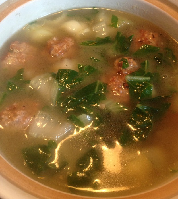 青菜肉圆汤的做法