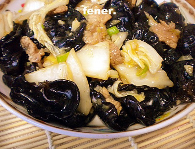黑白菜的做法
