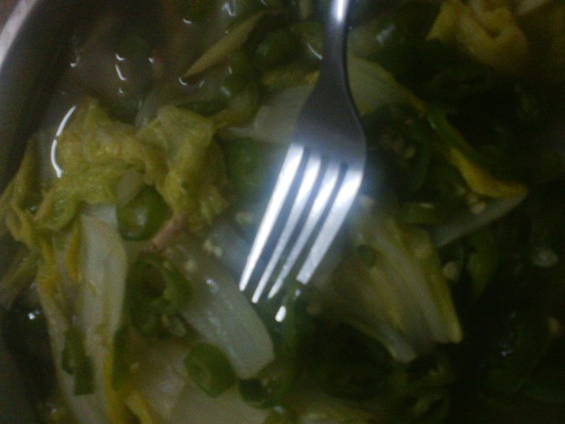 酱椒白菜的做法
