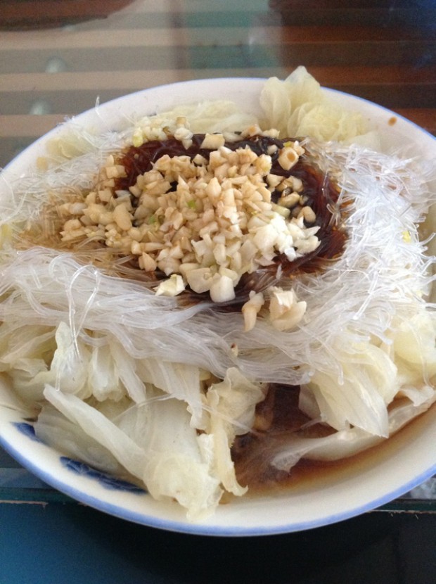 蒜蓉粉丝白菜的做法