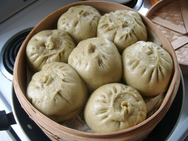 翡翠包子的做法