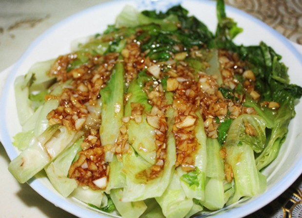 蚝油生菜的做法