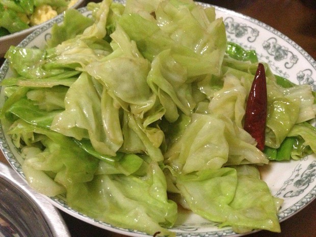 懒人版手撕包菜的做法