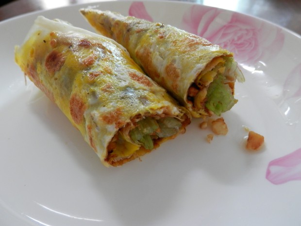 山寨版无油条煎饼的做法大全_图解大全 山寨版无油条煎饼的做法大全