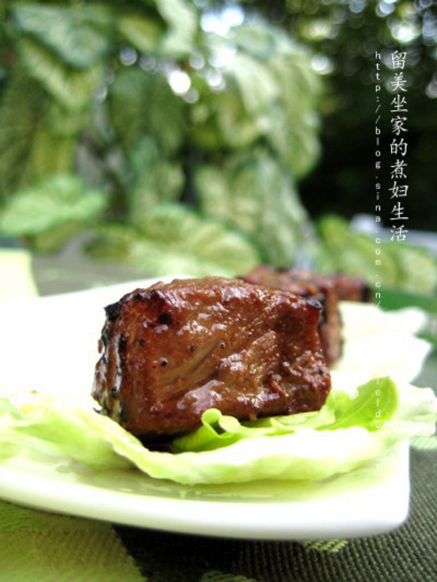 冰爽嫩牛方生菜包的做法