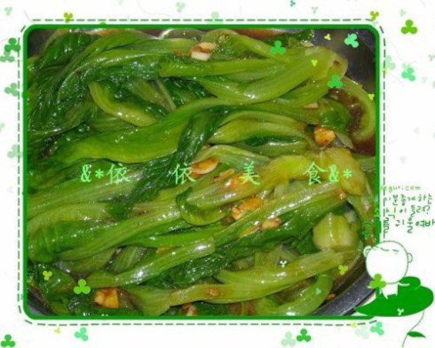 蒜蓉蚝油生菜的做法
