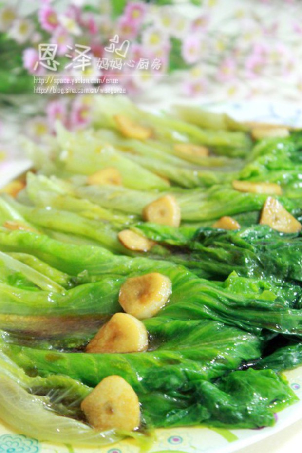 蚝油生菜的做法