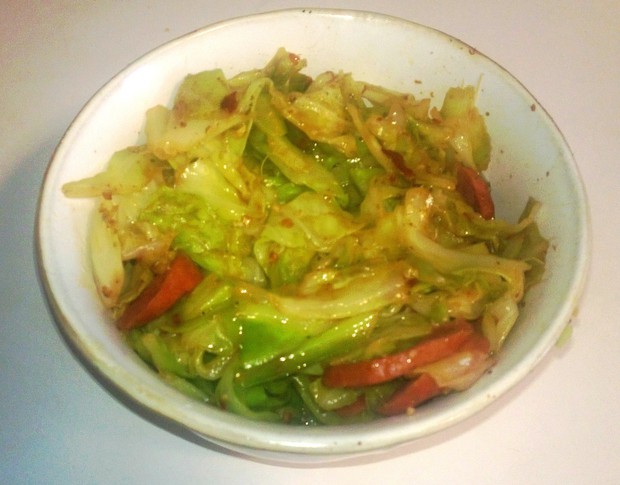家常好菜手撕包菜的做法