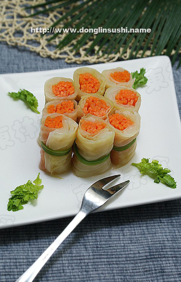 玉带泡菜卷的做法