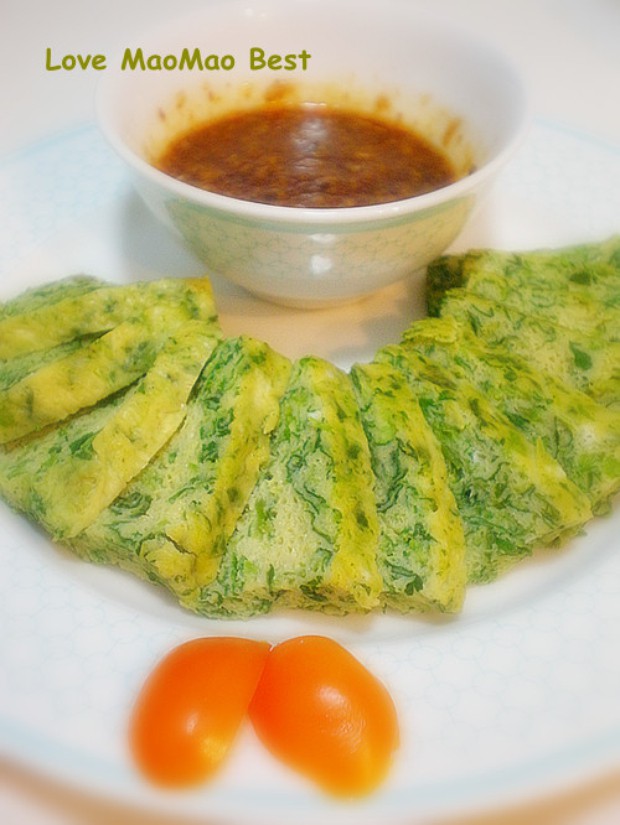 菠菜蛋糕的做法