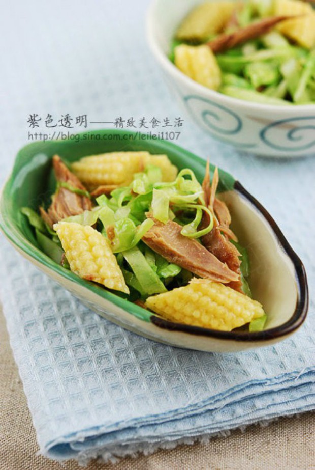 金枪鱼蔬菜沙拉的做法