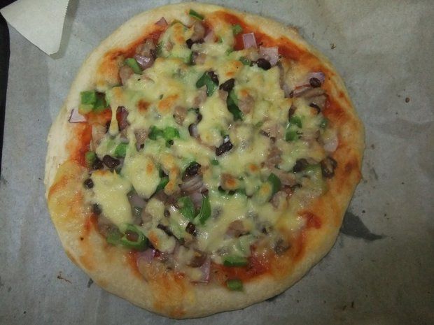 青椒猪肉披萨的做法