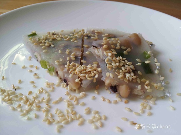 芝香眉豆糕的做法