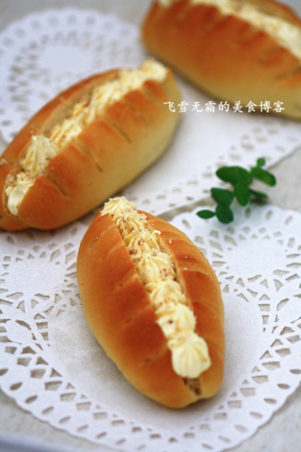 花生粉面包的做法