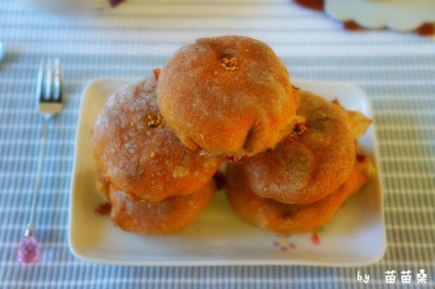 裸麦红豆烤饼的做法