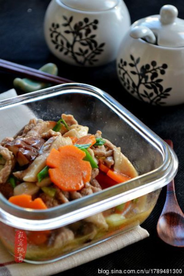 香菇炒肉丝的做法