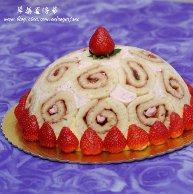 草莓夏洛蒂蛋糕的做法