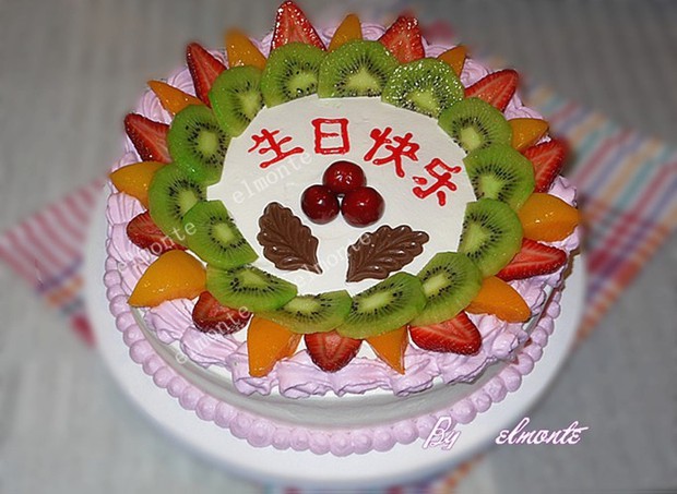 水果蛋糕的做法