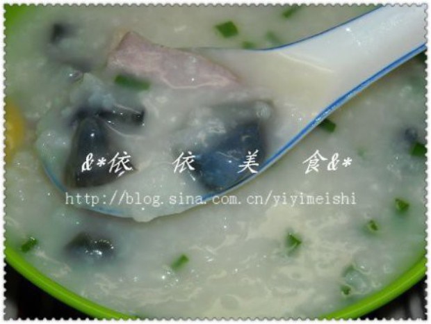 咸瘦肉皮蛋粥的做法
