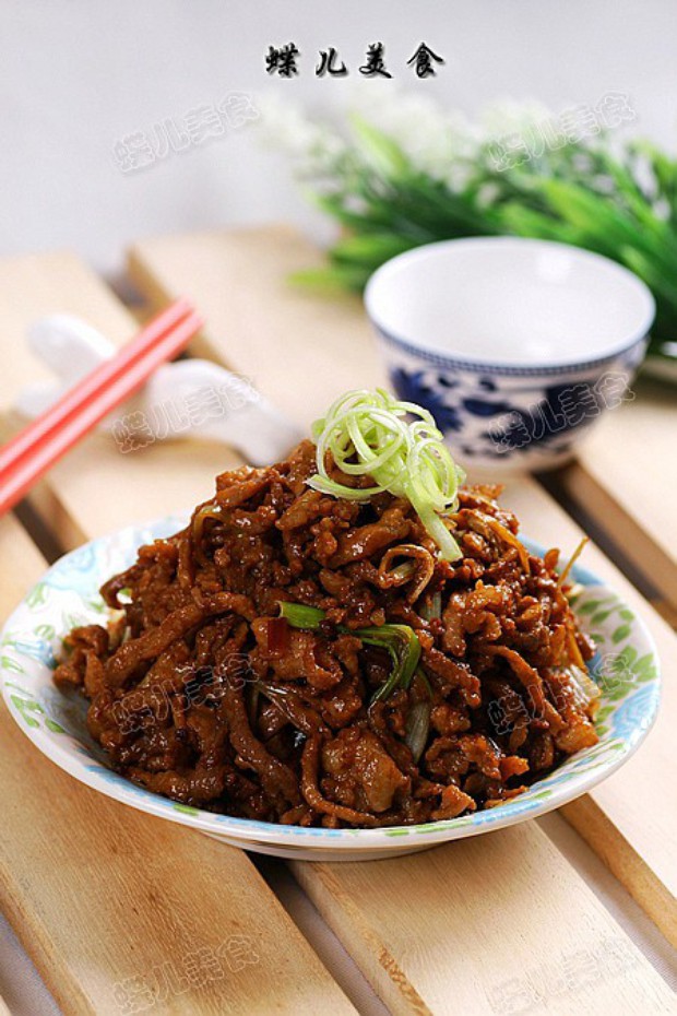酱爆肉丝的做法