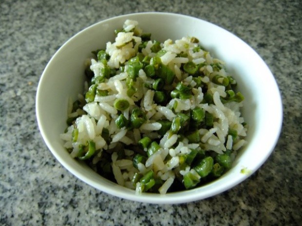 豆角饭的做法