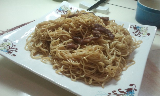 耗油炒面的做法