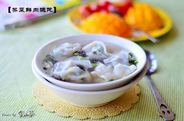 荠菜鲜肉馄饨的做法